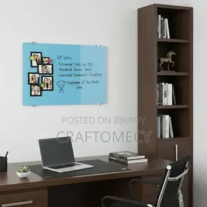 Super Durable Crystal Glass Made Magnetic Glass Board