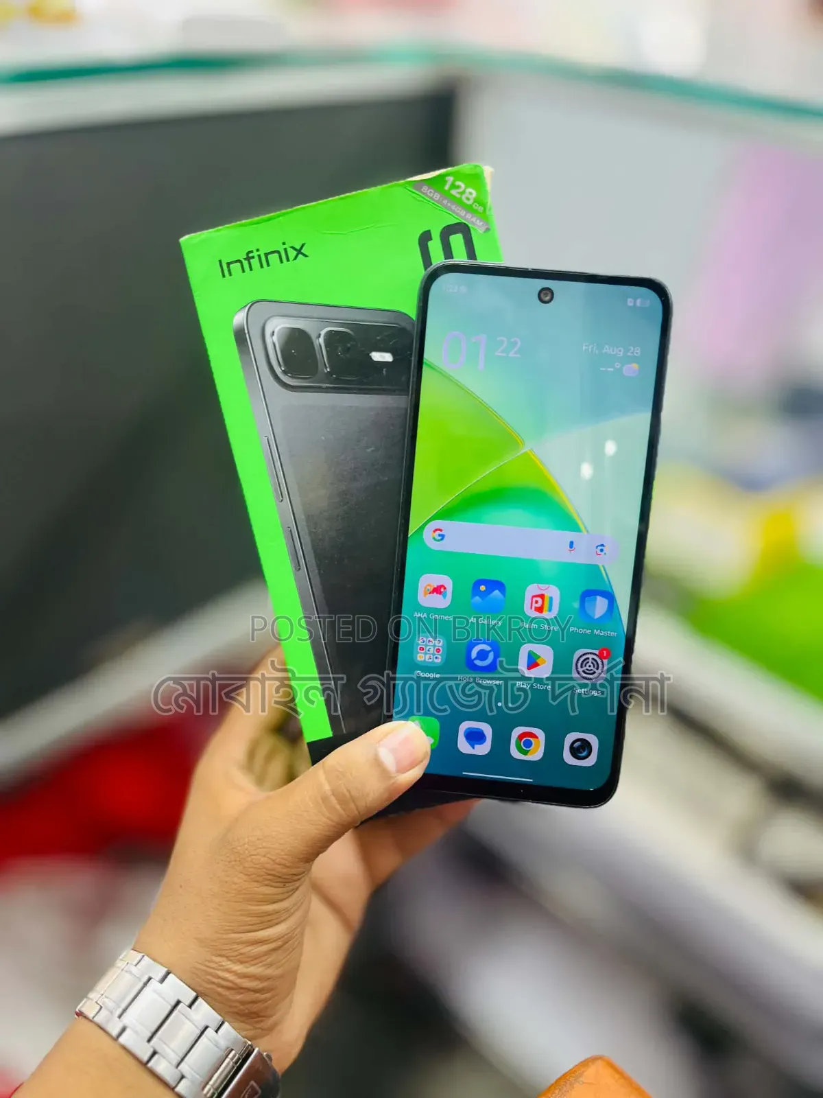Infinix Smart 10 Plus 128 GB Black