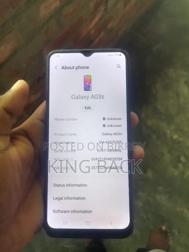 Samsung Galaxy A03s 64 GB Blue