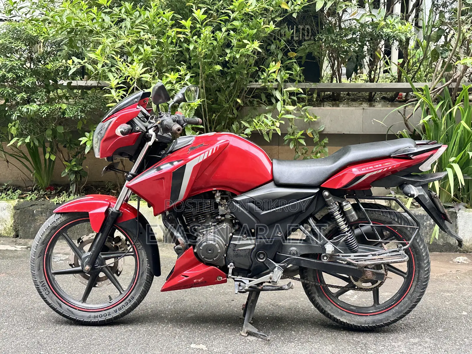 TVS Apache RTR 160 2V 2019 Red