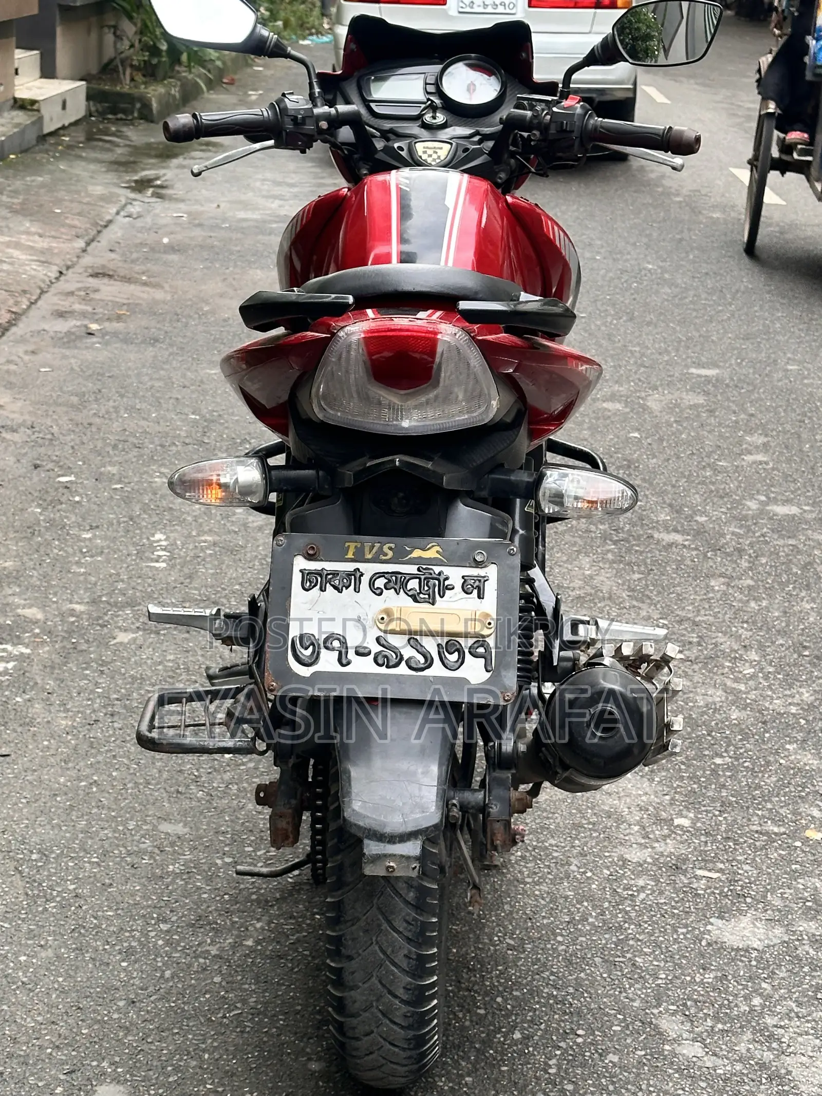 TVS Apache RTR 160 2V 2019 Red