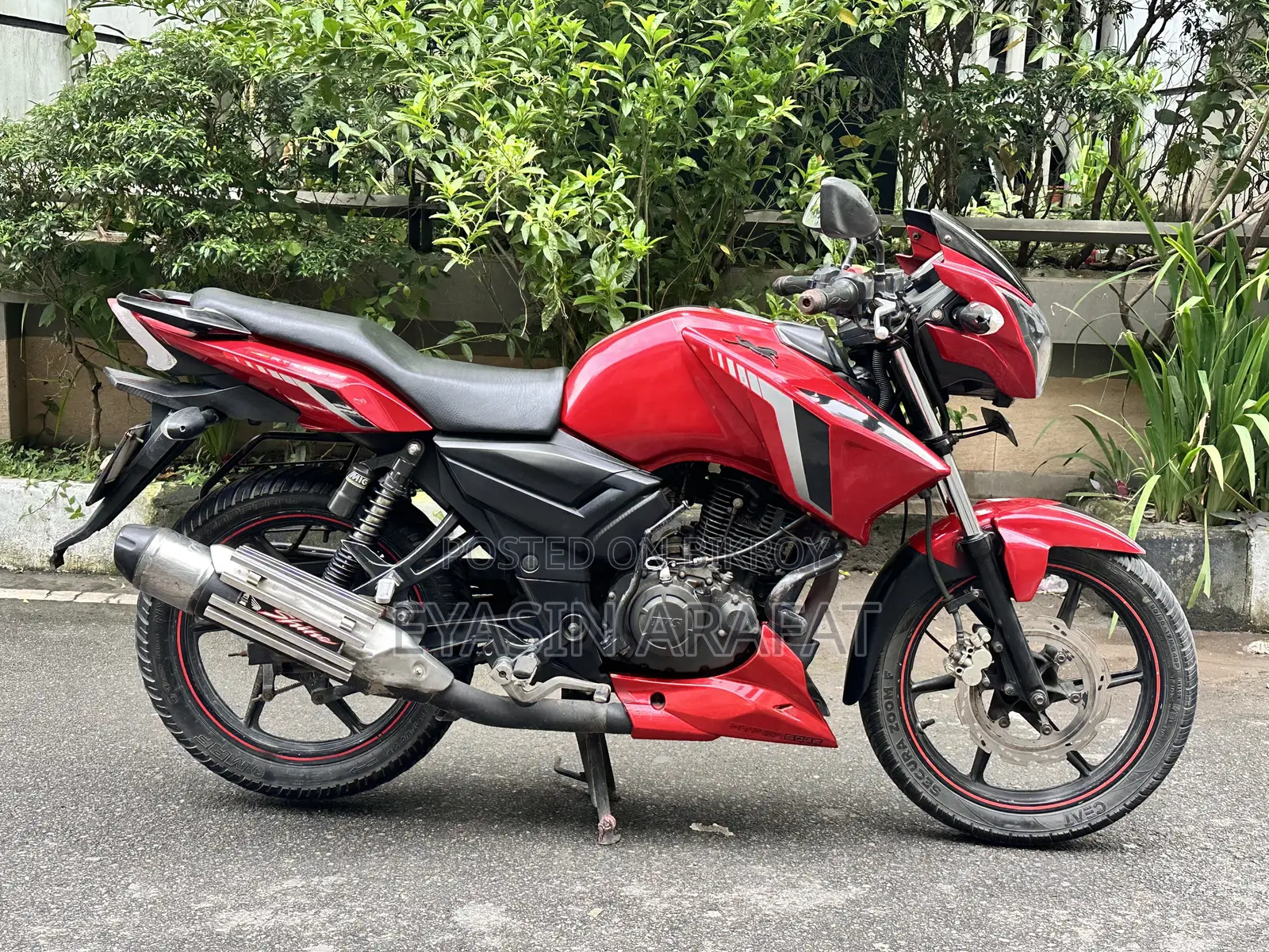 TVS Apache RTR 160 2V 2019 Red
