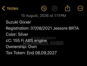 Suzuki Gixxer 2020 Silver