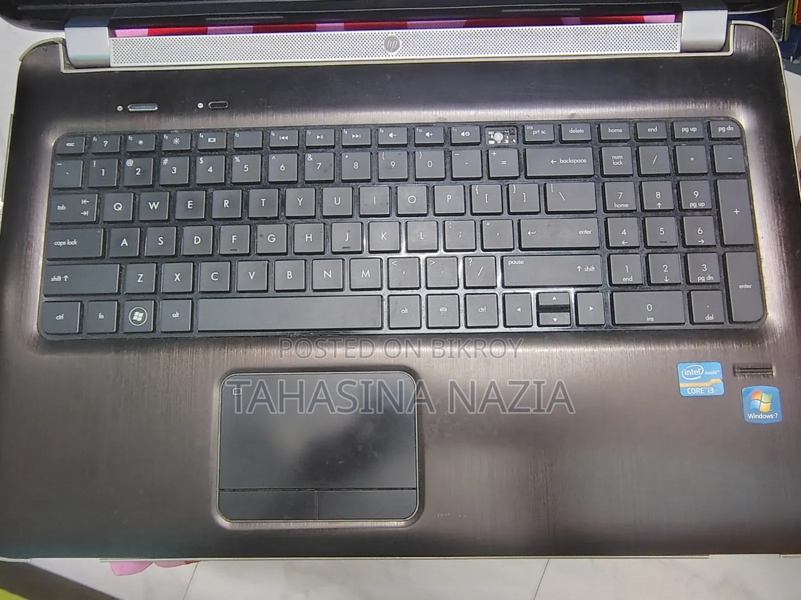 Laptop HP Pavilion Dv7 6GB Intel Core i3 HDD 500GB