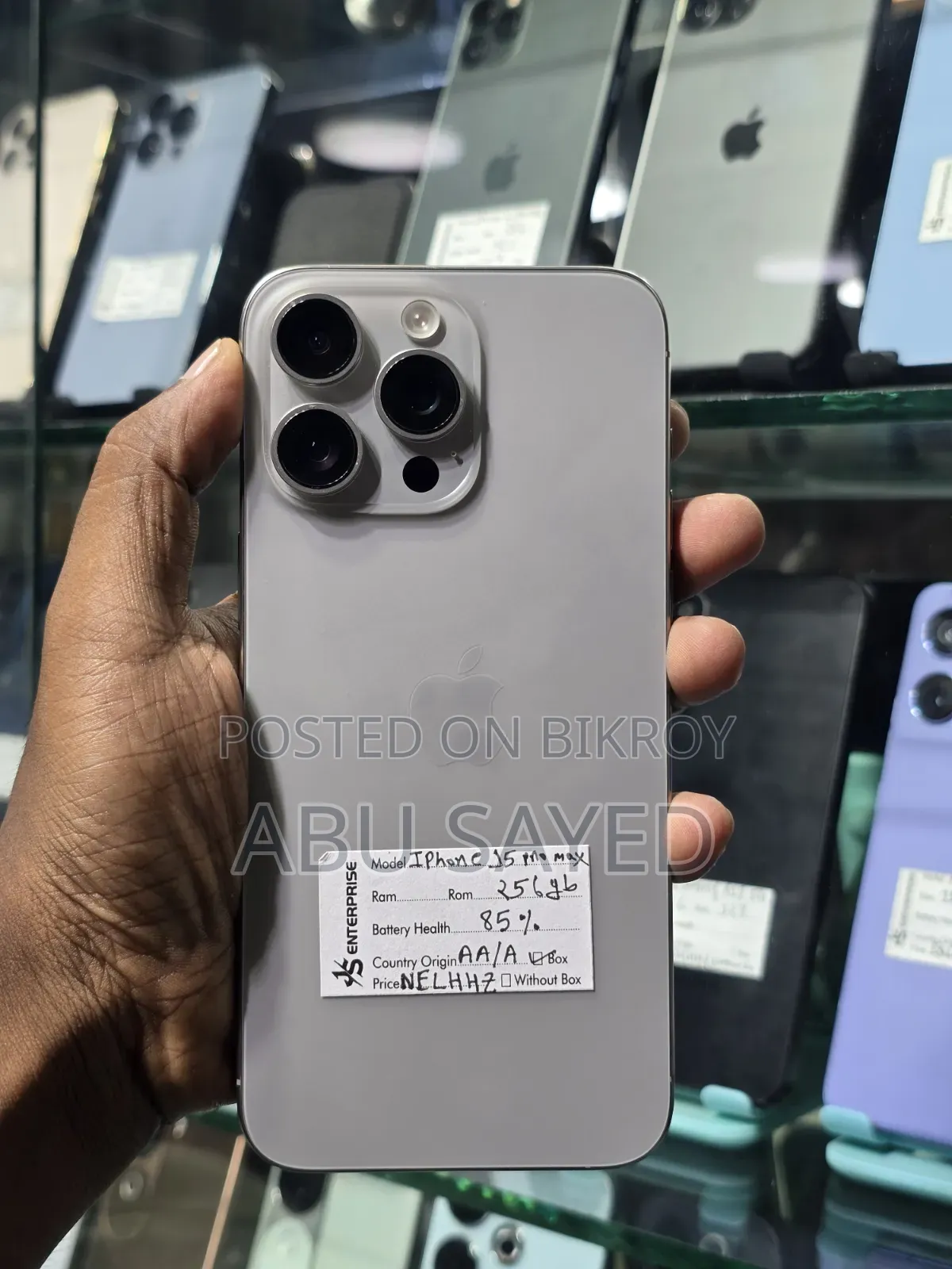Apple iPhone 15 Pro Max 256 GB Silver