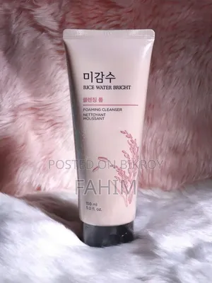 Rice Water Bright Foaming Cleanser – 150ml | Rice Water Face Wash