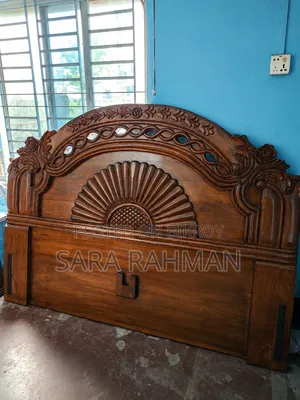 ১০০%অরিজিনাল সেগুন কাঠের খাট(কিং সাইজ)100% Original Teak Wood Bed