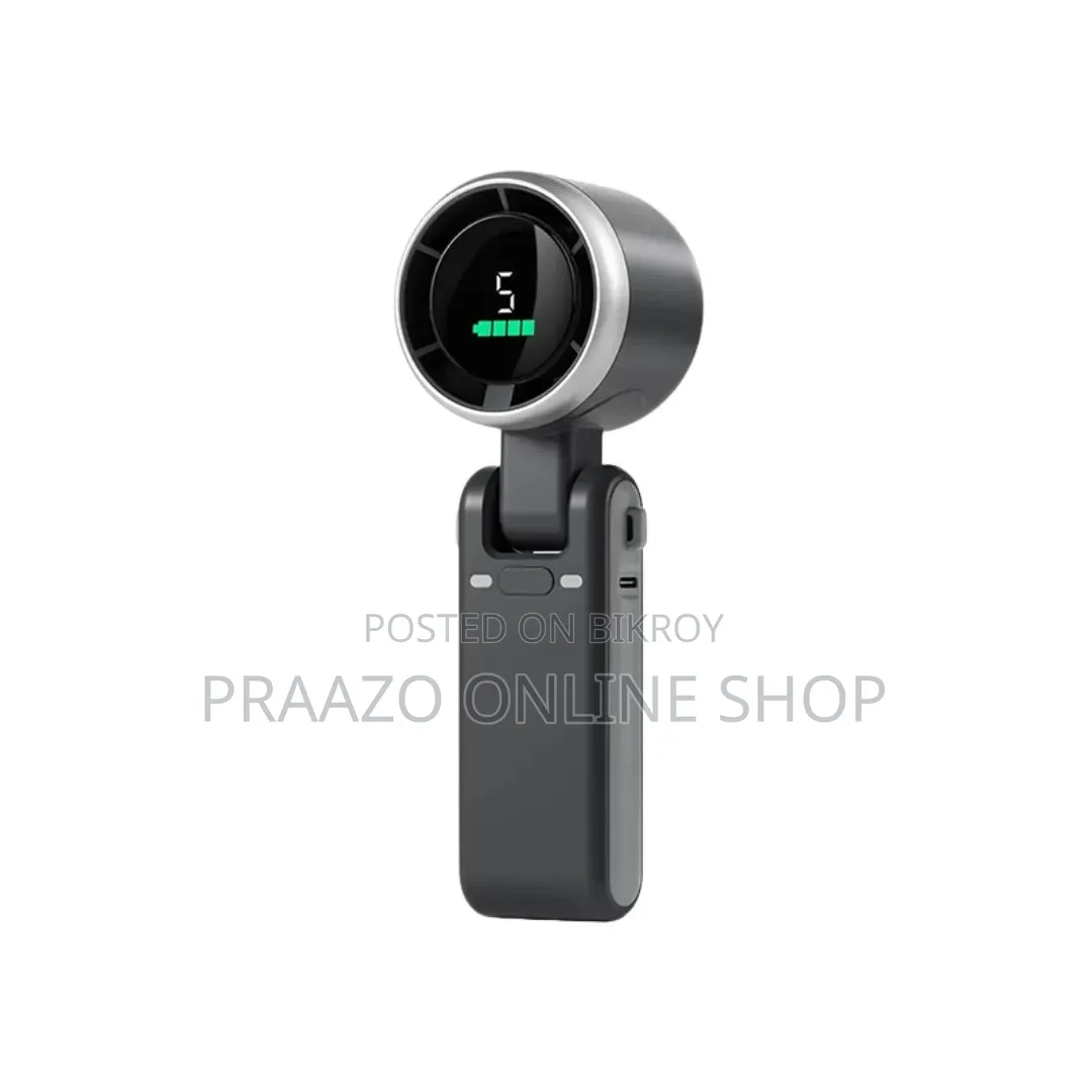 Portable High-Speed Turbo Handheld Fan With LED Display