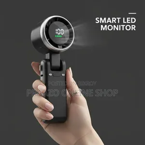 Portable High-Speed Turbo Handheld Fan With LED Display