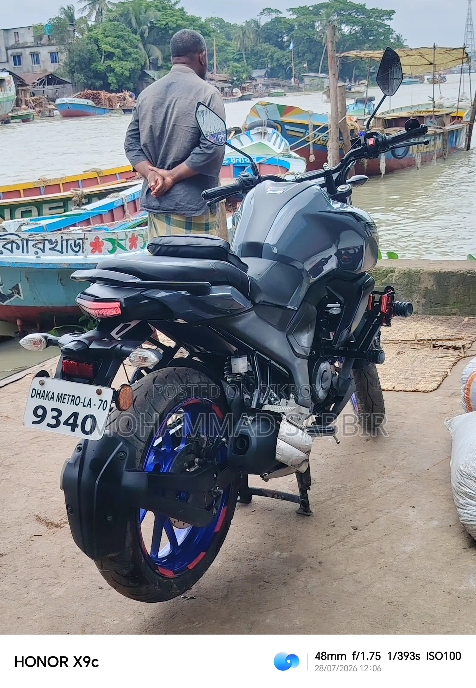 New Yamaha FZS V3 2025 Gray