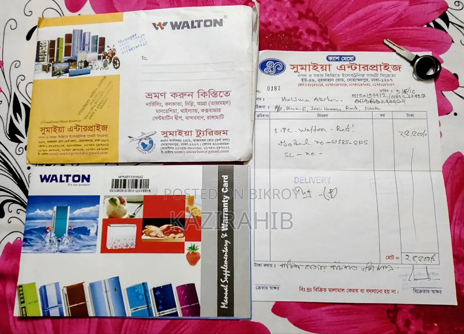 Walton 316 LTR(১১.৩০ সেফটি)Refrigerator