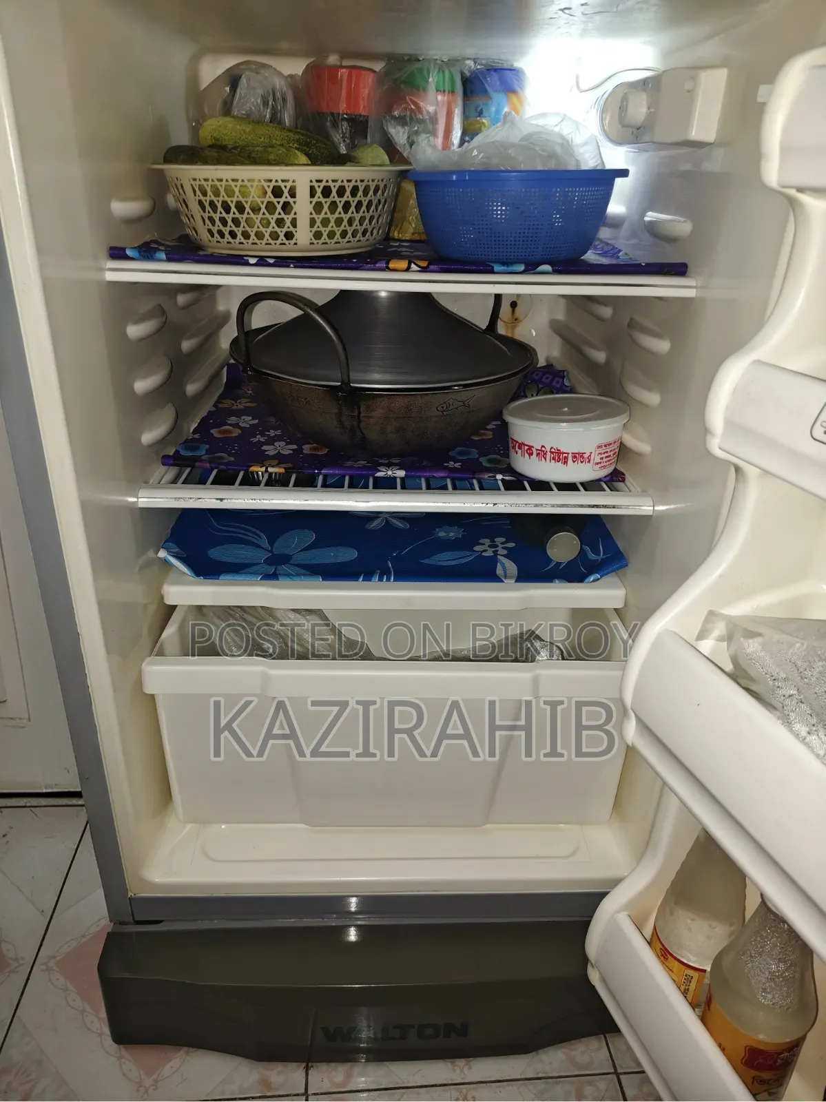 Walton 316 LTR(১১.৩০ সেফটি)Refrigerator