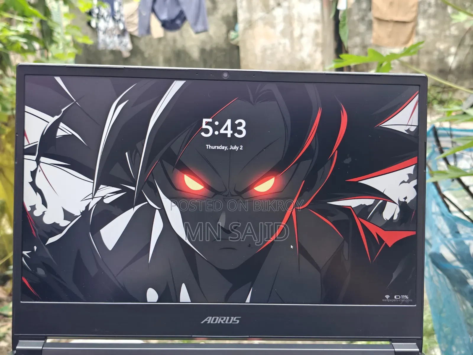 Laptop Gigabyte AORUS 5 16GB Intel Core i7 SSD 512GB