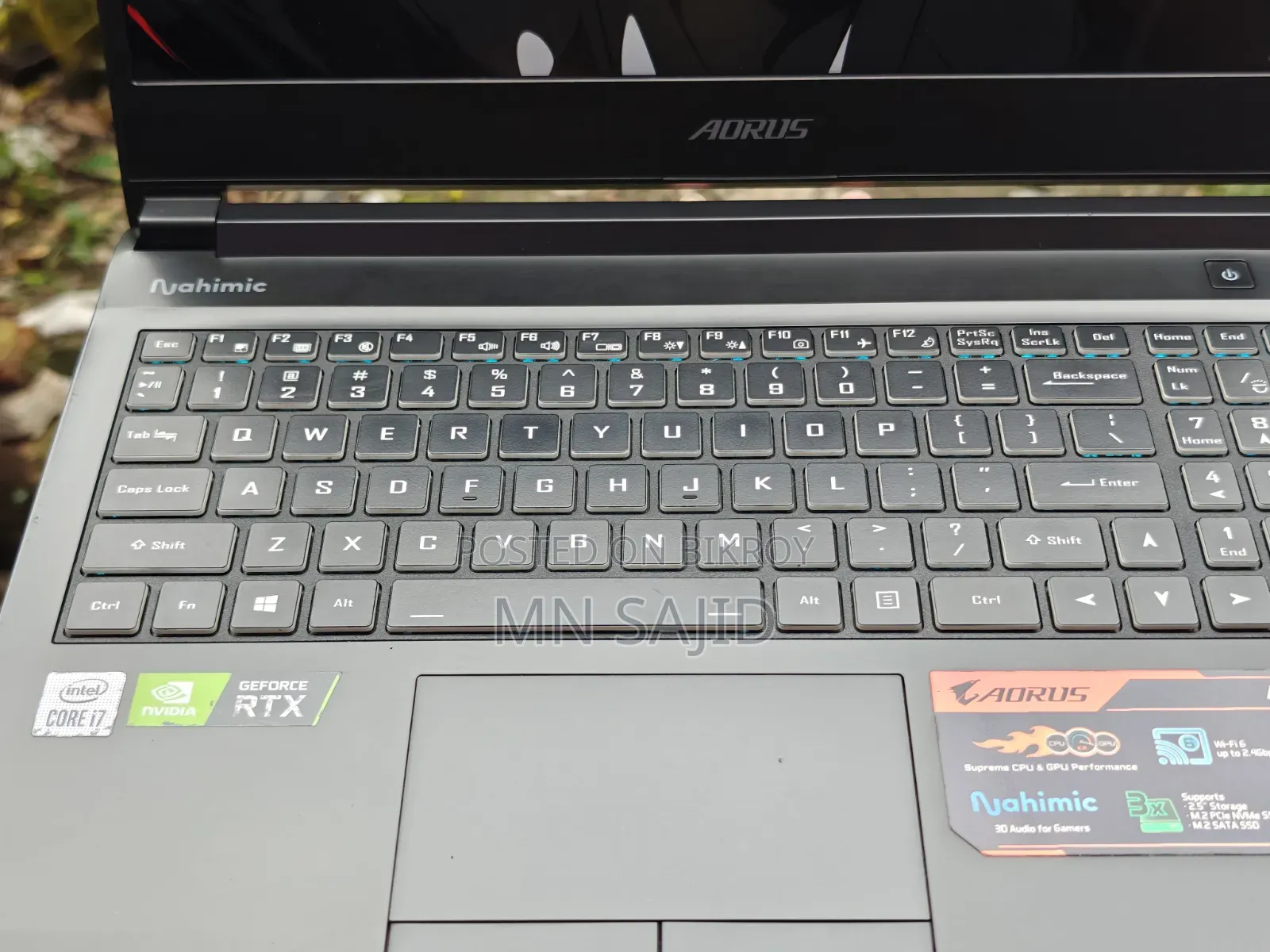 Laptop Gigabyte AORUS 5 16GB Intel Core i7 SSD 512GB
