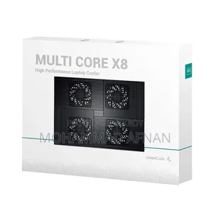 High-Performance DeepCool MULTI CORE X8 Black Laptop Cooler