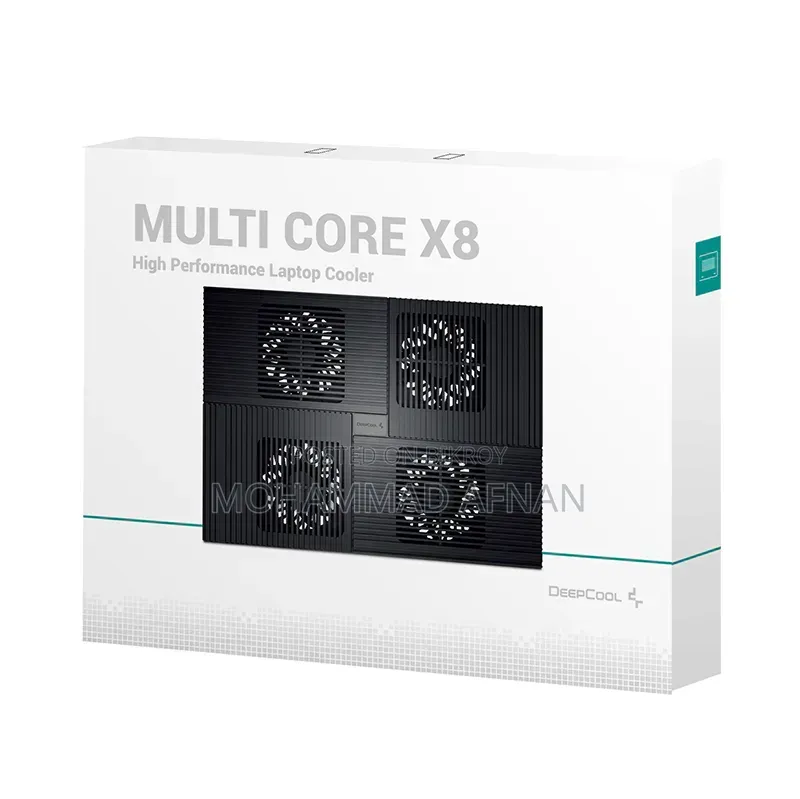 High-Performance DeepCool MULTI CORE X8 Black Laptop Cooler