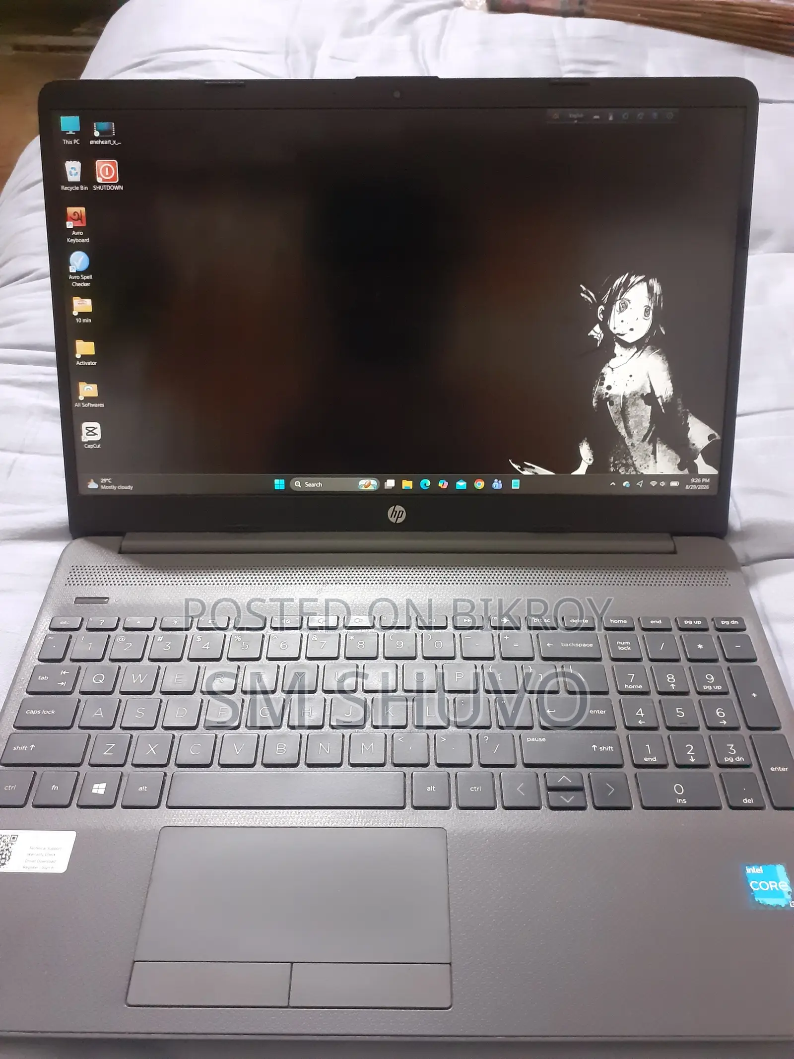 Laptop HP 250 G8 8GB Intel Core i3 HDD 1T