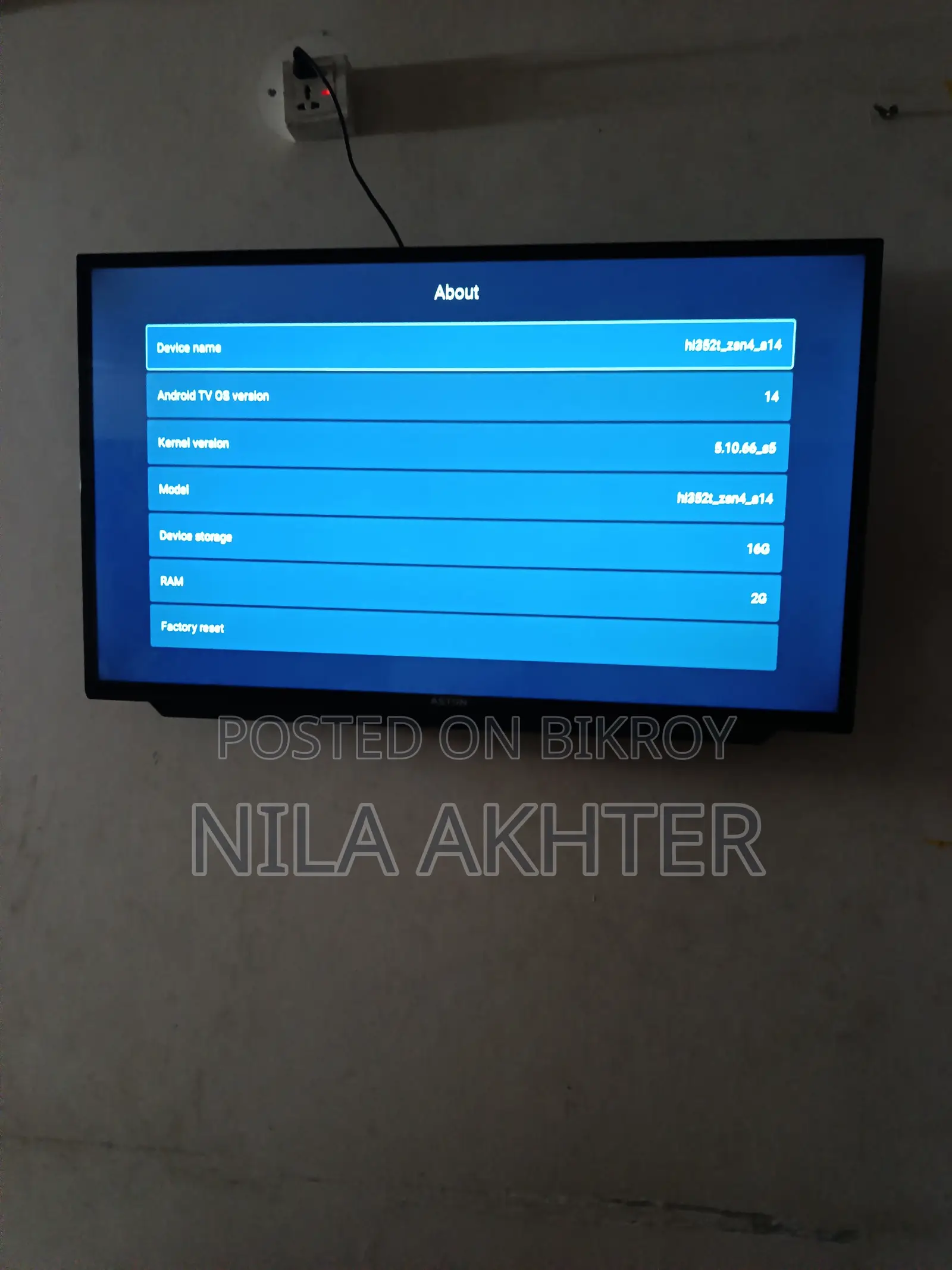 Aston 43 Inch Smart TV