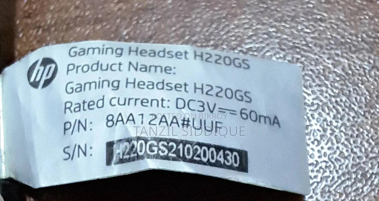 HP H220gs USB Gaming Headset