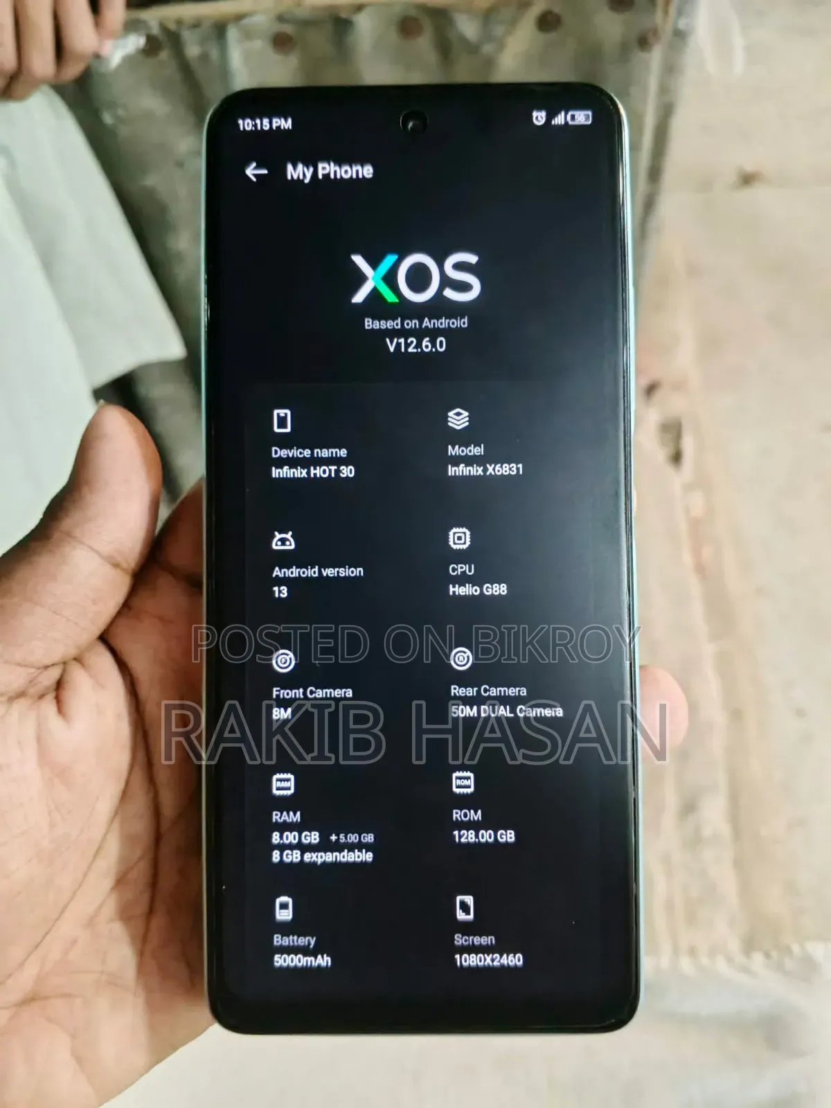 Infinix Hot 30 128 GB Green