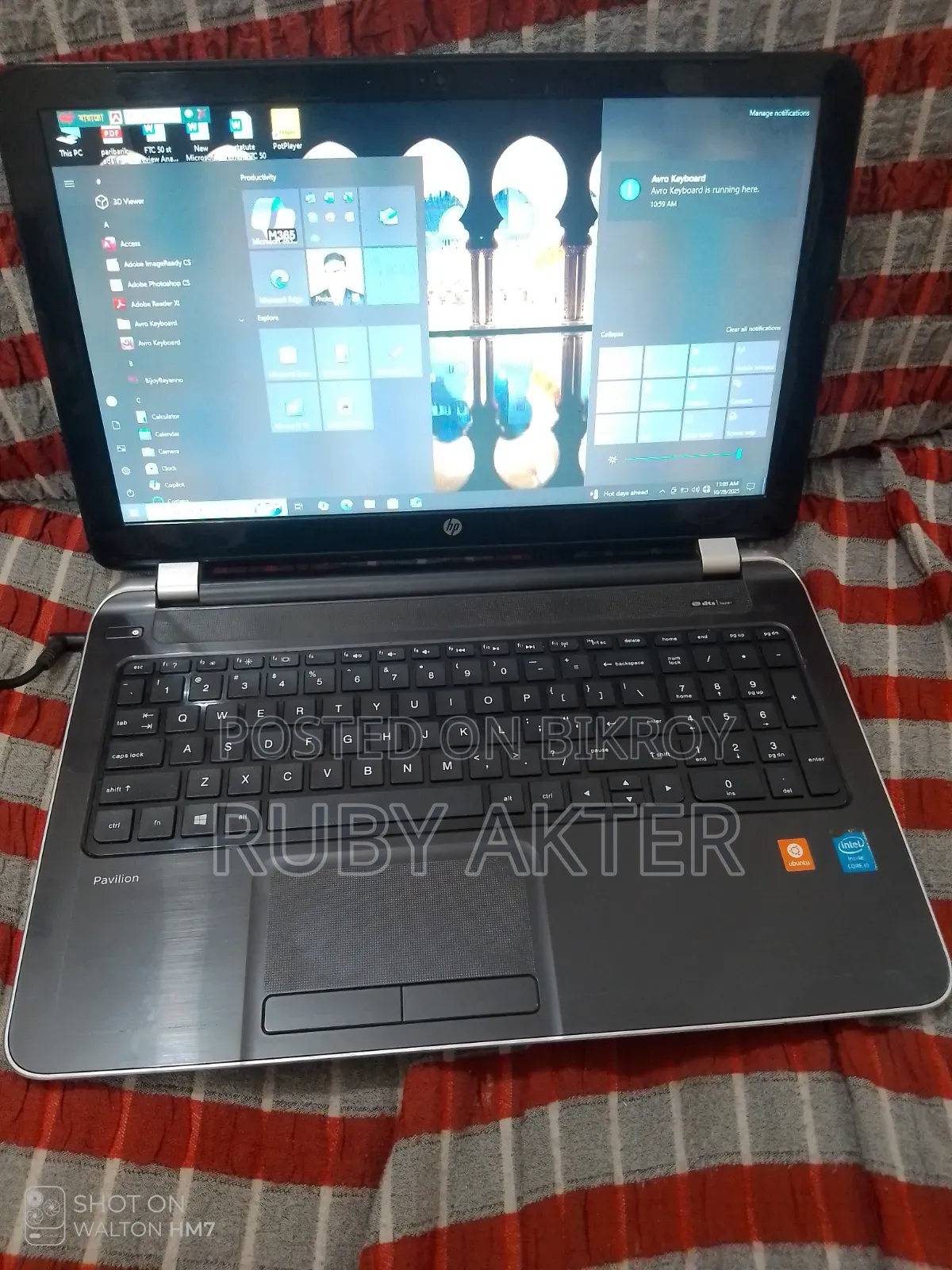 Laptop HP Pavilion G6 4GB Intel Core i5 HDD+SSD 500GB
