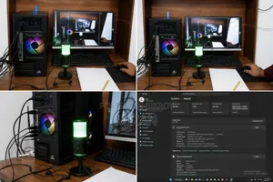 Desktop Computer HP 16GB AMD Ryzen 5 SSHD+SSD 512GB