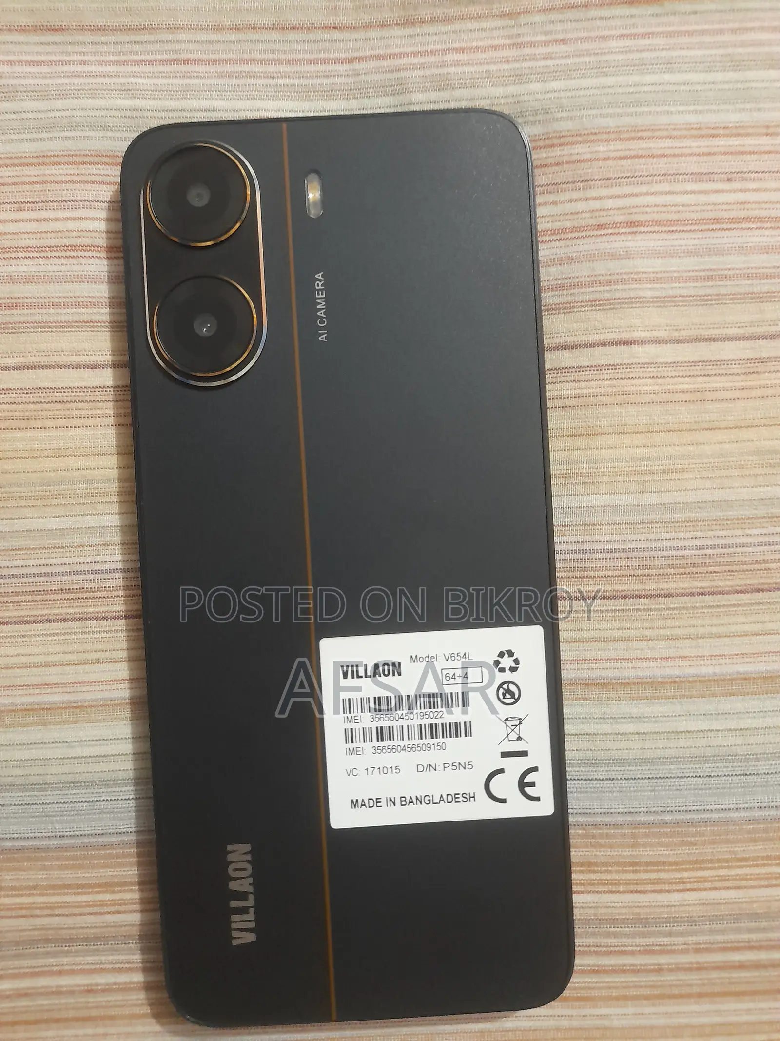 New Villaon V50s 64 GB Black