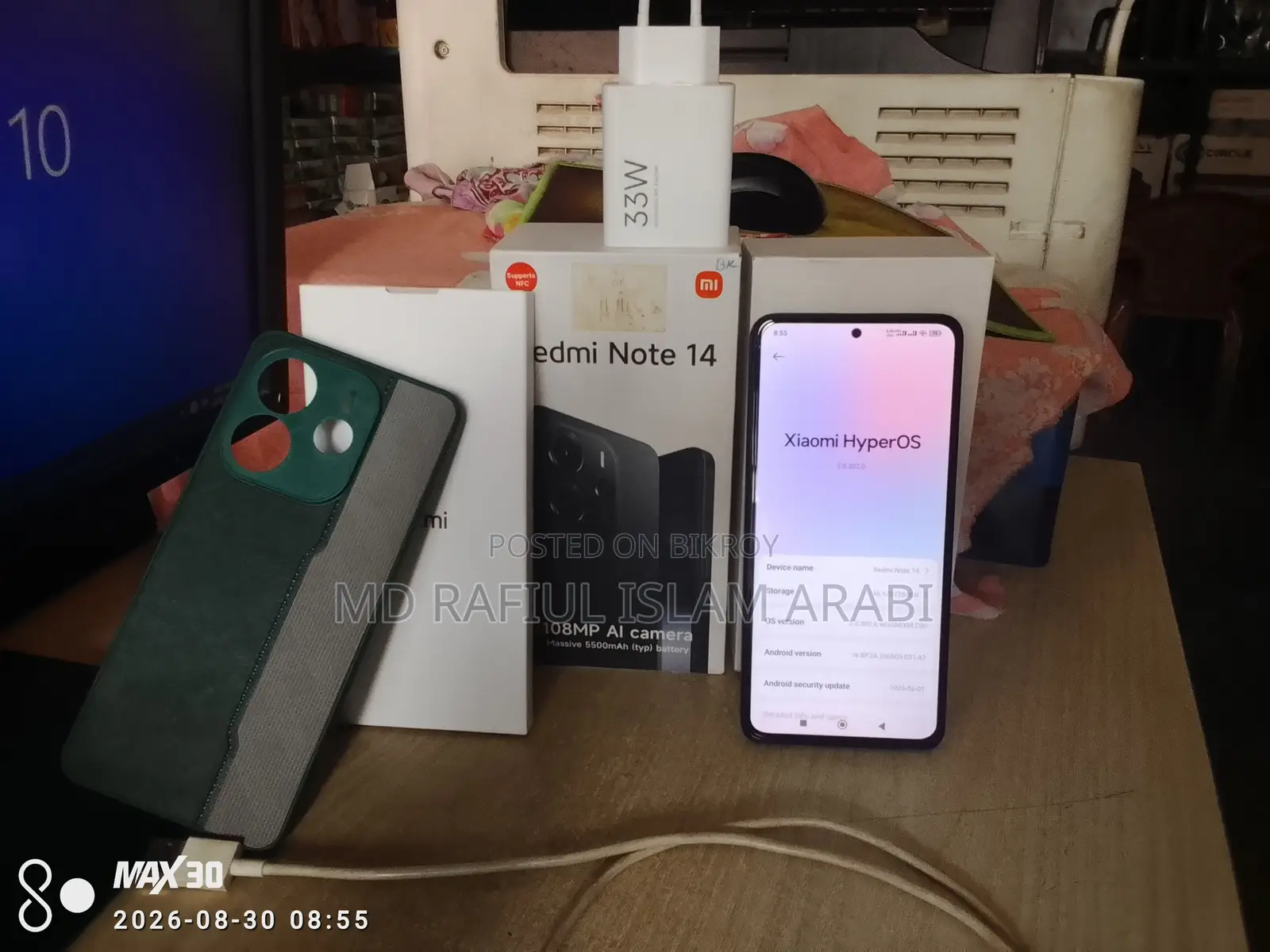Xiaomi Redmi Note 14 4G 256 GB Black