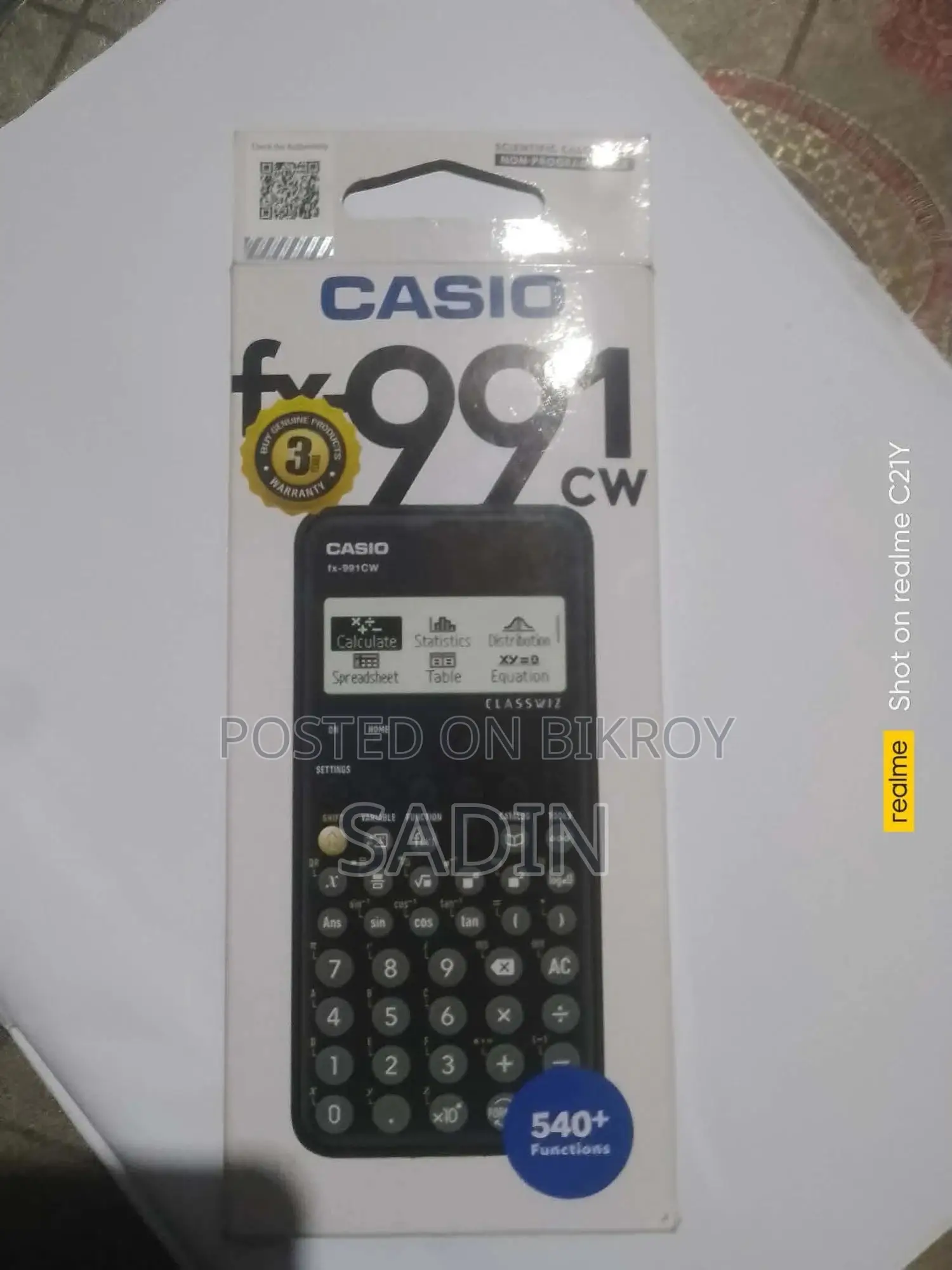 Casio Fx-991cw Clazzwiz