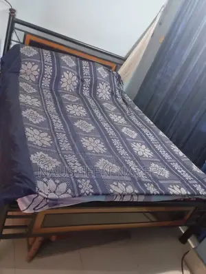 Strong Iron Bed With Minimal Design