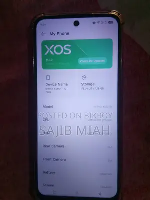 Infinix Smart 10 Plus 128 GB Blue