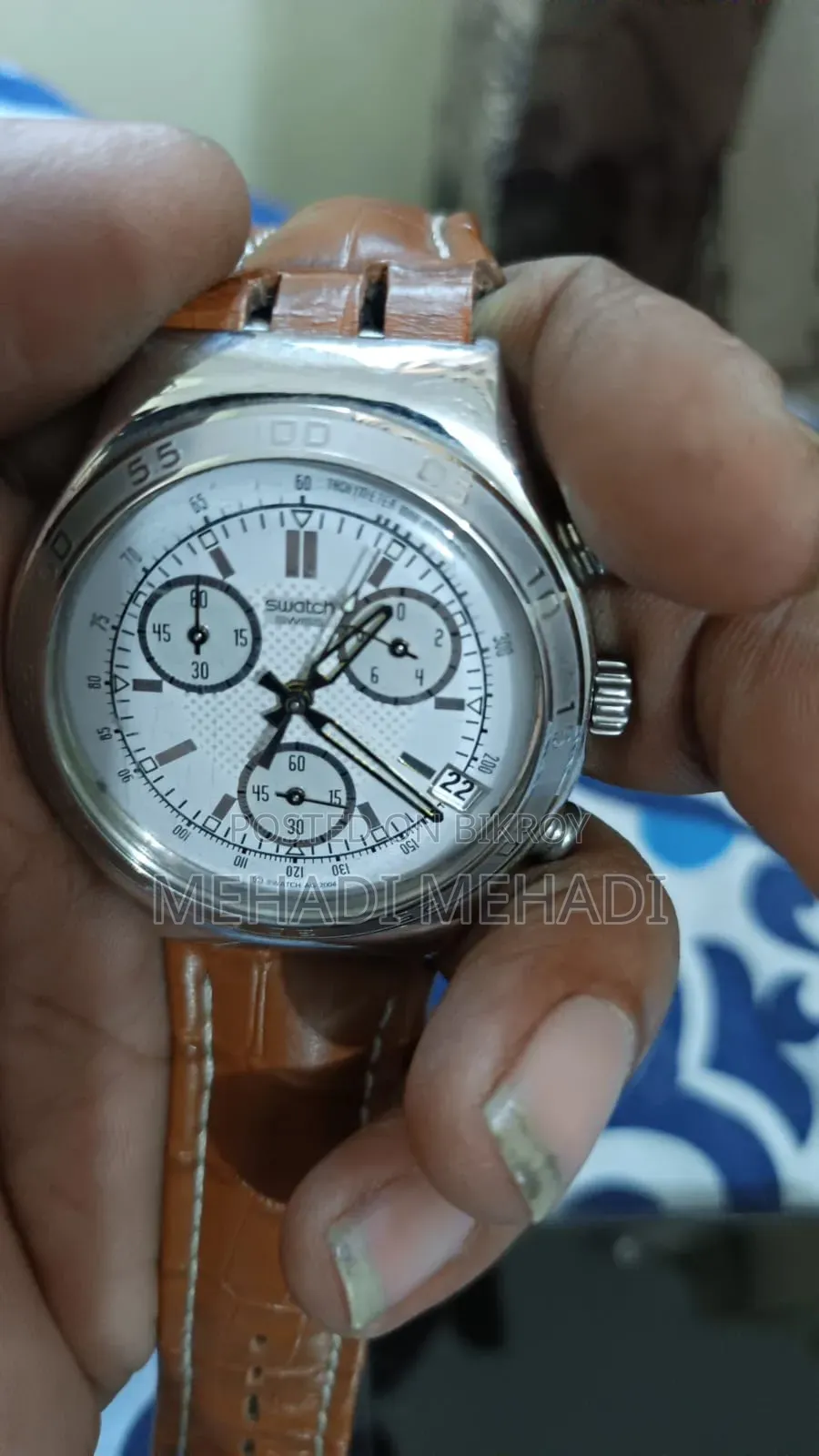 Swatch, Irony,Stainless Steel,  Water Resistant - 4Jewels,Swiss Made