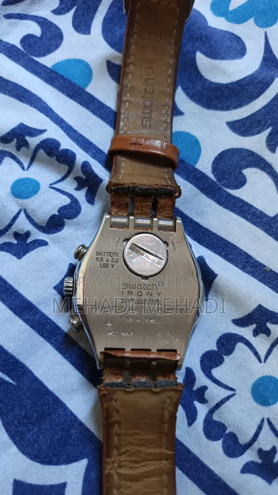 Swatch, Irony,Stainless Steel,  Water Resistant - 4Jewels,Swiss Made