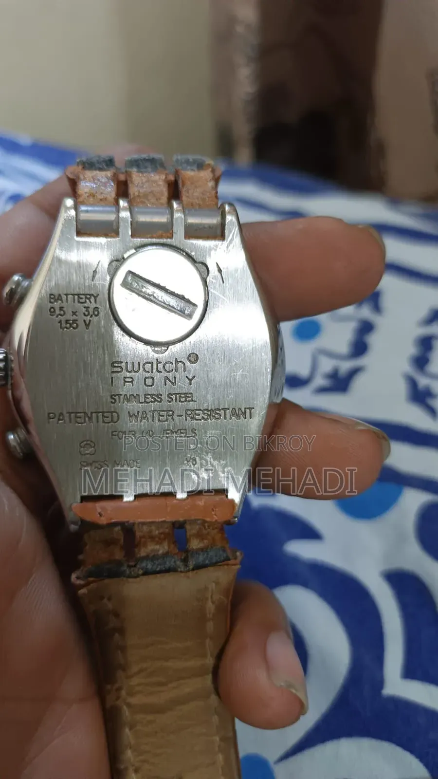Swatch, Irony,Stainless Steel,  Water Resistant - 4Jewels,Swiss Made