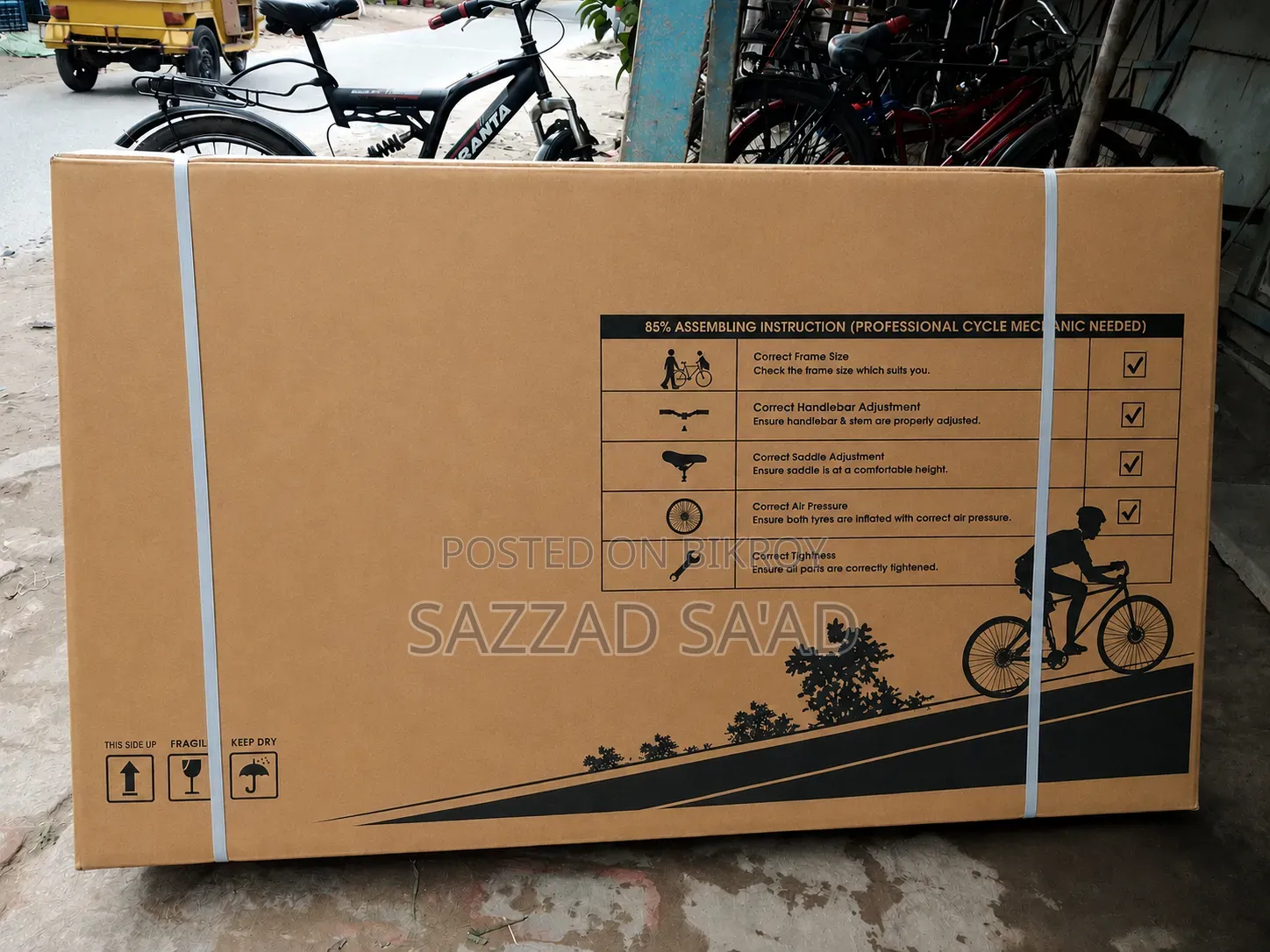 Gear Bicycle 28",Total 18 Speed, Gear Ratio 3:6.