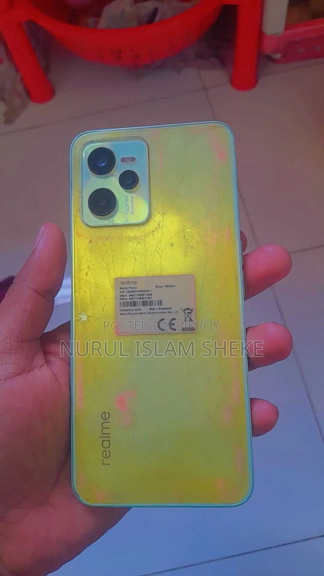 Realme C35 128 GB Yellow