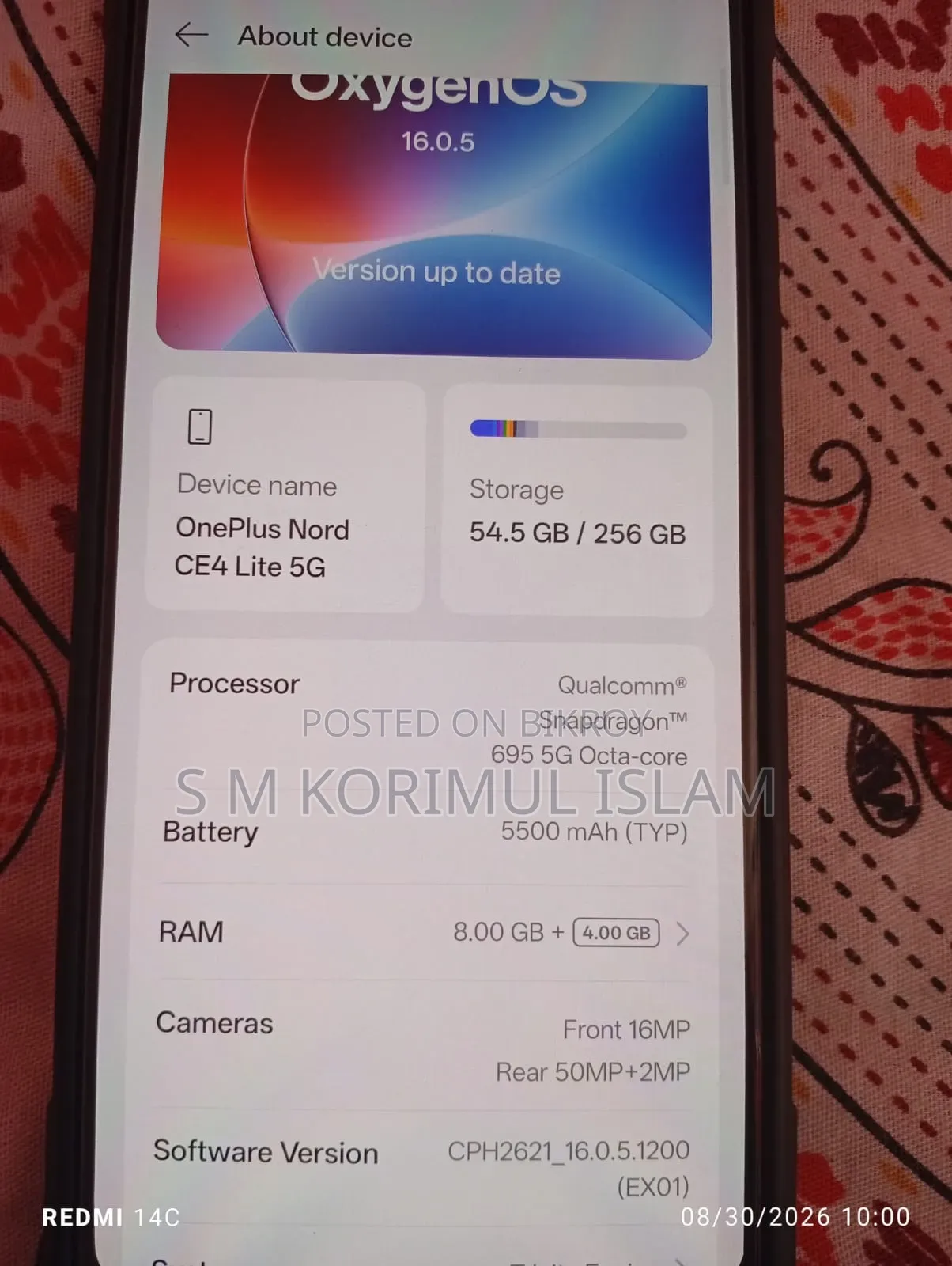 OnePlus Nord CE4 Lite 256 GB Silver