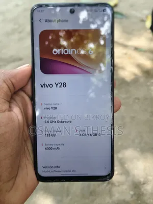 Vivo Y28 128 GB Black