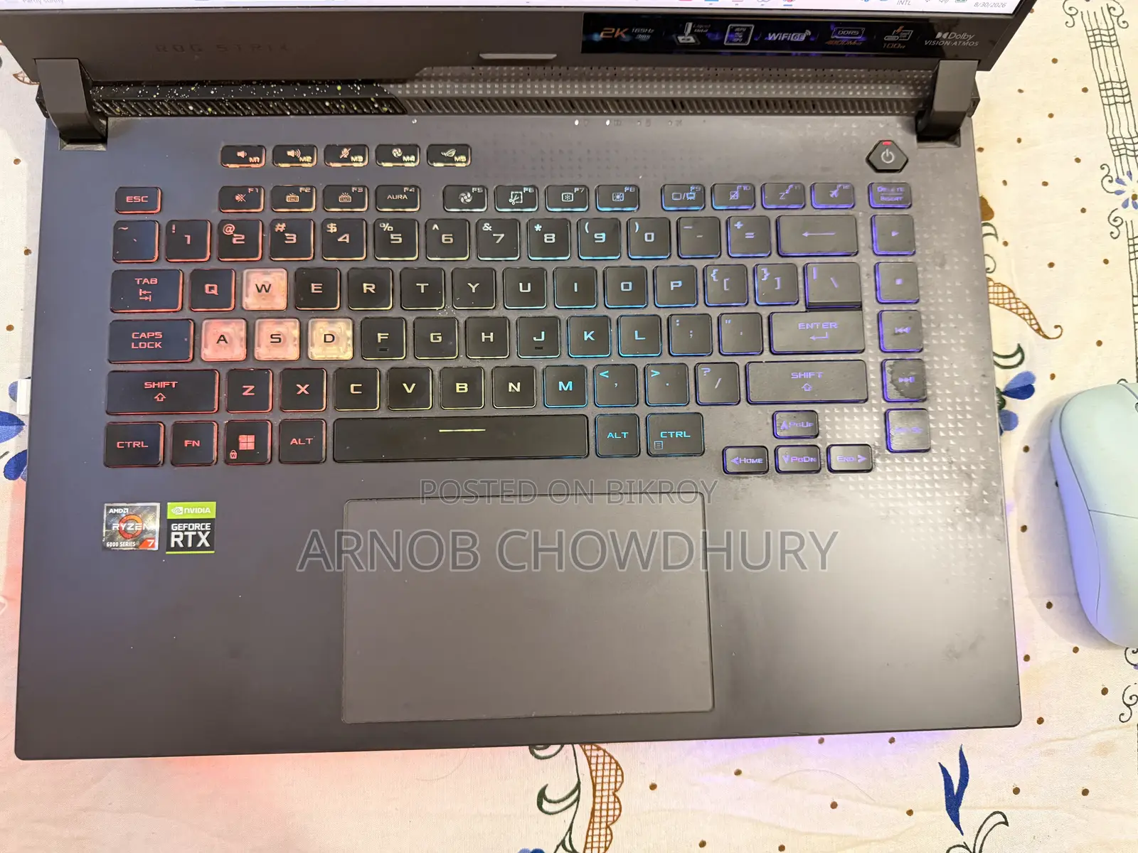 Laptop Asus ROG Strix G15 16GB AMD Ryzen 7 SSD 1T