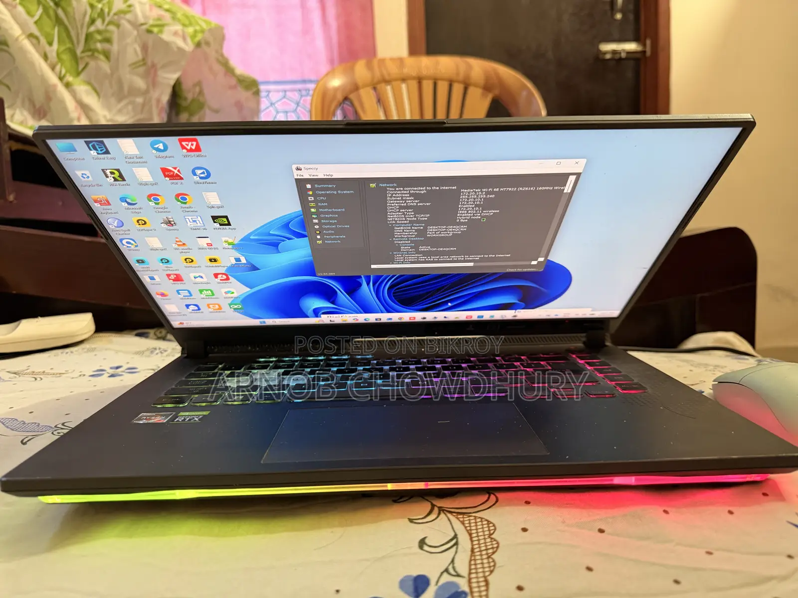 Laptop Asus ROG Strix G15 16GB AMD Ryzen 7 SSD 1T
