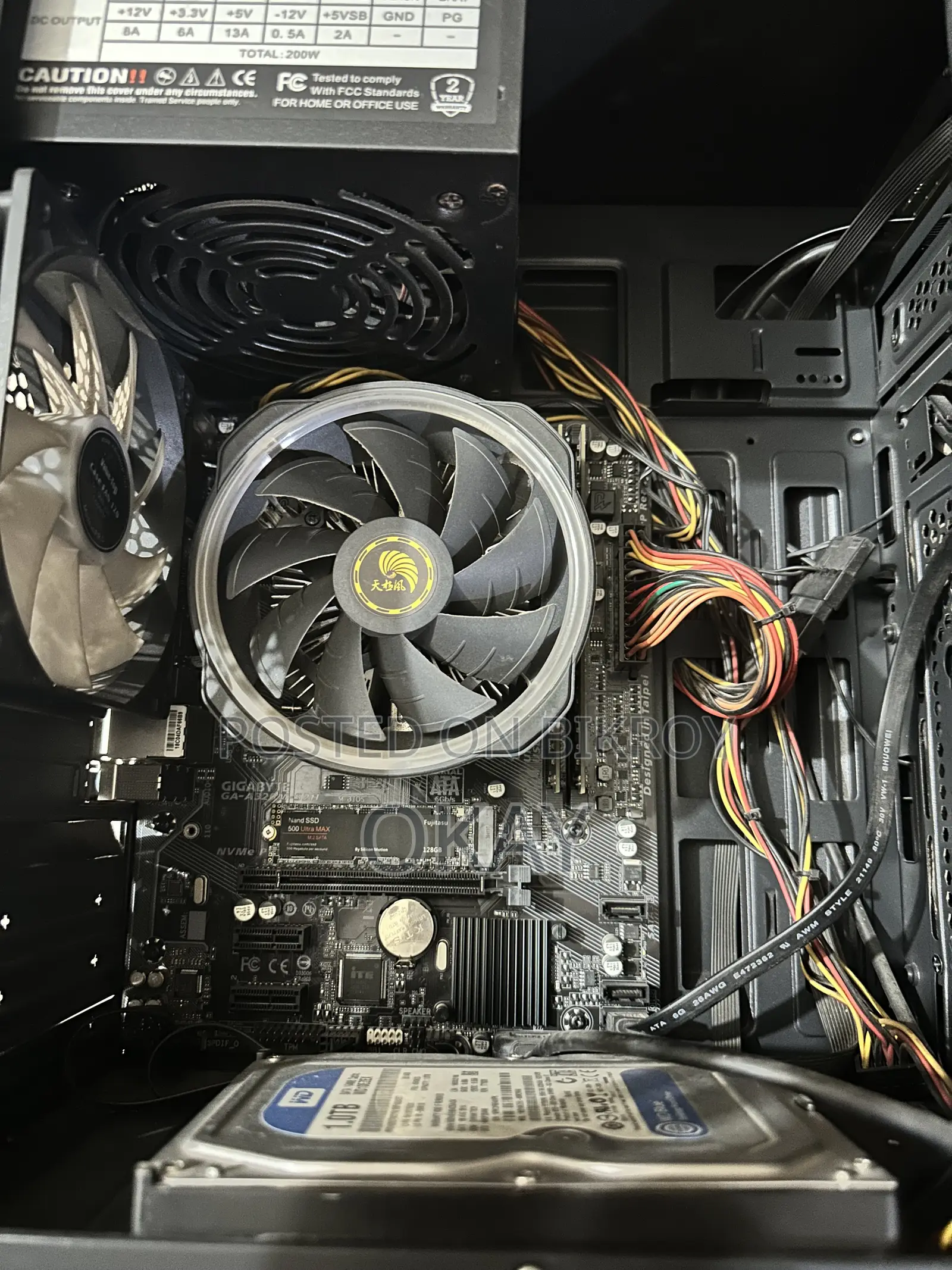 Desktop Computer Fujitsu 8GB AMD HDD+SSD 128GB