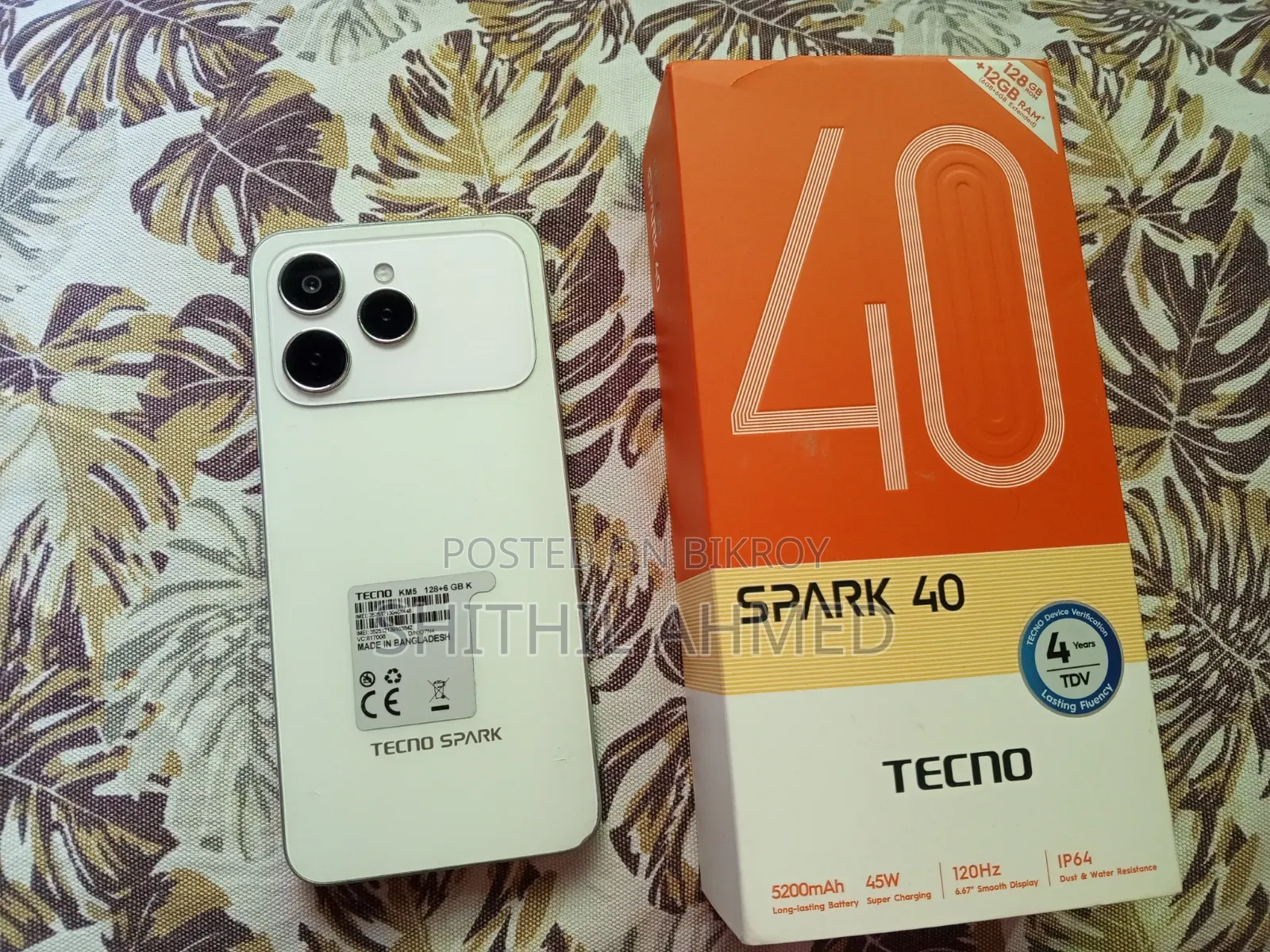 Tecno Spark 40 128 GB White