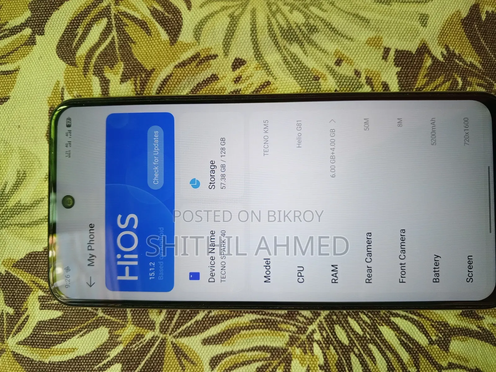 Tecno Spark 40 128 GB White