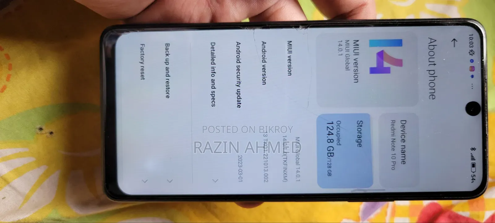 Xiaomi Redmi Note 10 Pro 128 GB Blue