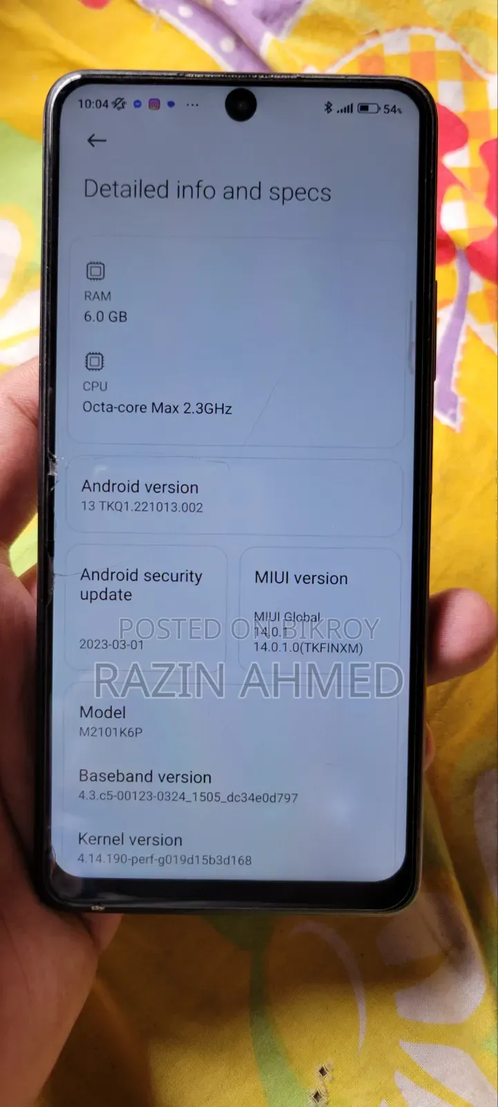 Xiaomi Redmi Note 10 Pro 128 GB Blue