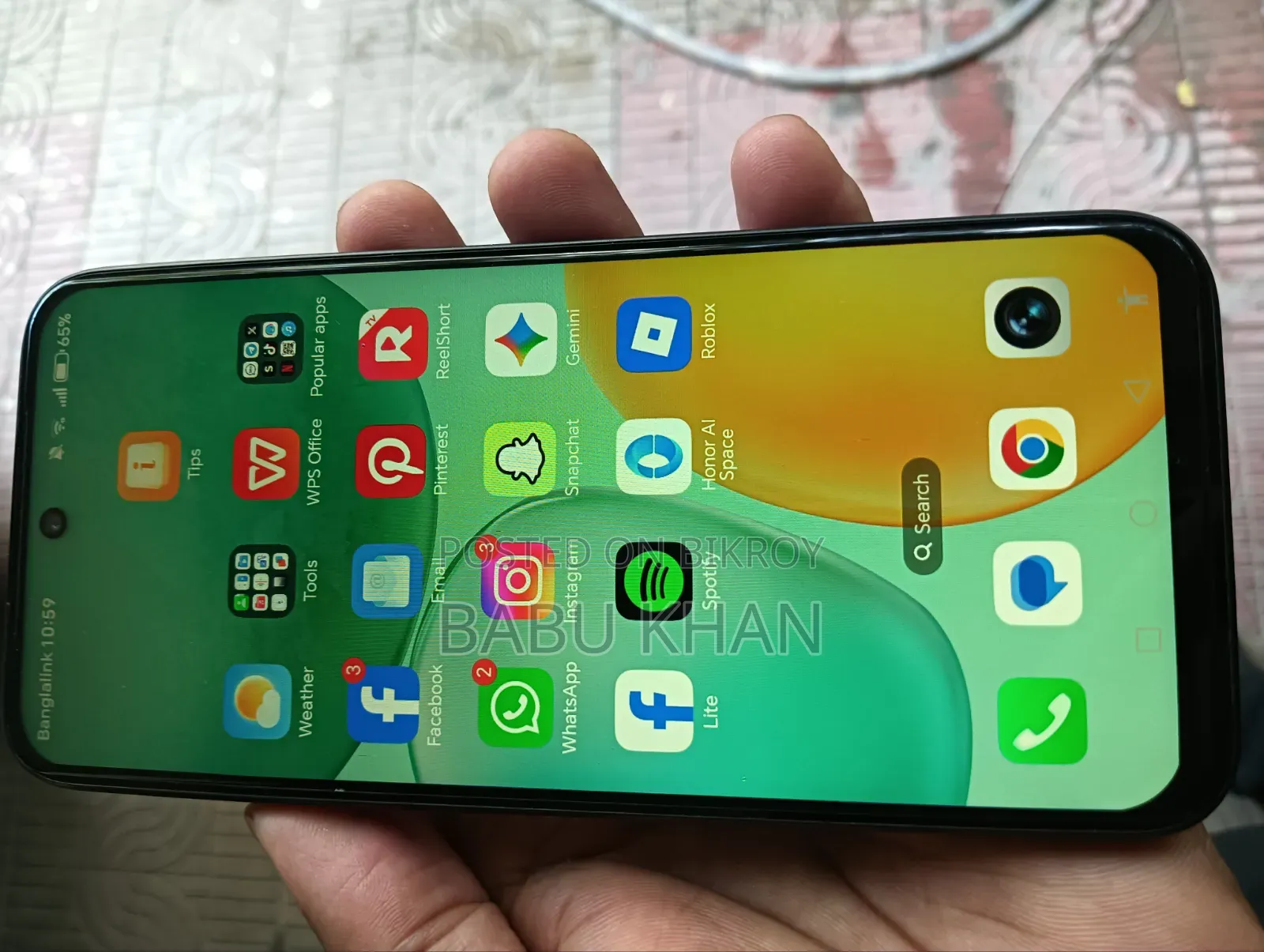 Honor X6C 128 GB Black