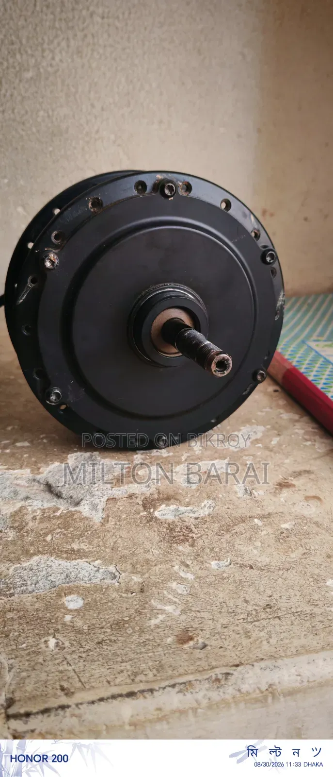 দুরন্ত মোটর স ৩৬ ভোল্ট ২৫০ ওয়াট বাইসাইকেলের মটরস