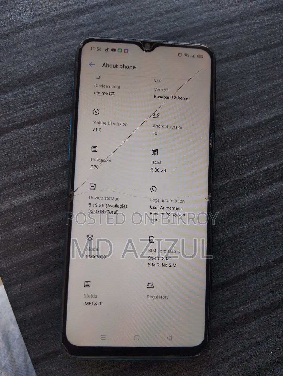 Realme C3 32 GB Green