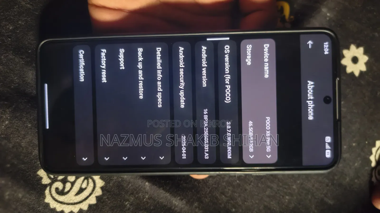 Xiaomi Poco X6 Pro 512 GB Silver