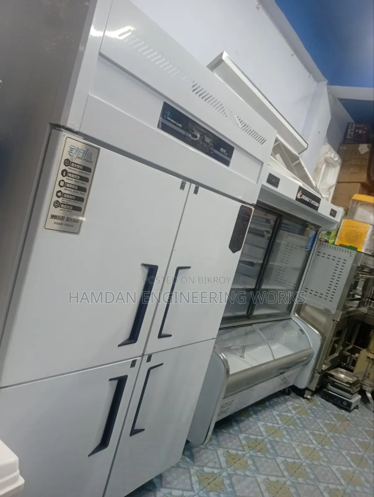 Commercial Four Door Freezer
